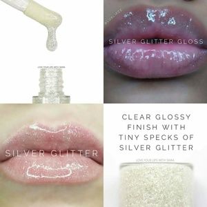 Silver Glitter Gloss